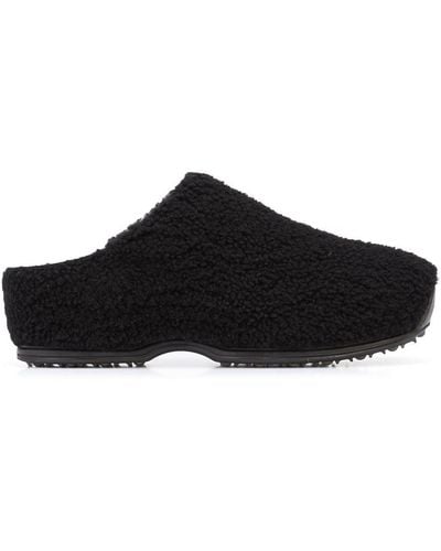 Rosetta Getty Slip-on Shearling Sneakers - Black