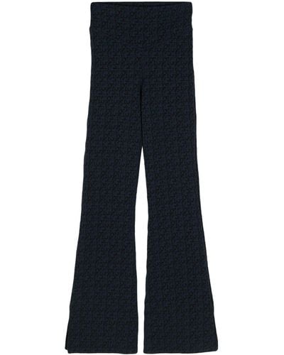 The Upside Maritza Florence Flared Performance Trousers - Blue