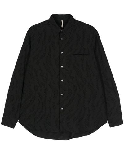 sunflower Ace Jacquard Shirts - Black