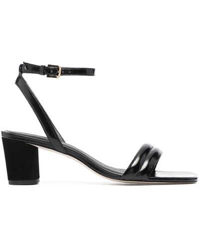 Sandro Lauren Ankle Strap Sandals - Black