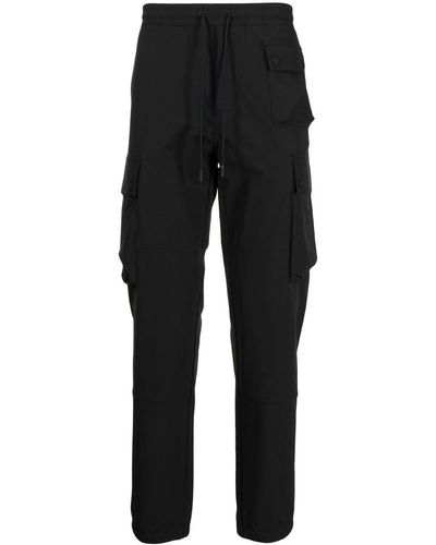 Belstaff Pantalones con múltiples bolsillos con solapa - Negro