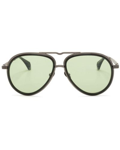 Vivienne Westwood Cale Pilot-frame Sunglasses - Grey