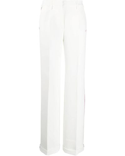 Off-White c/o Virgil Abloh Contrasting Trim Tailored Trousers - White