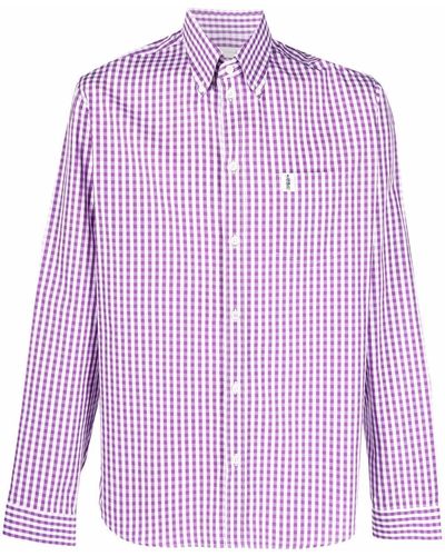 Mackintosh Button-down Overhemd - Paars