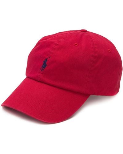 Polo Ralph Lauren Gorra con logo bordado - Rojo