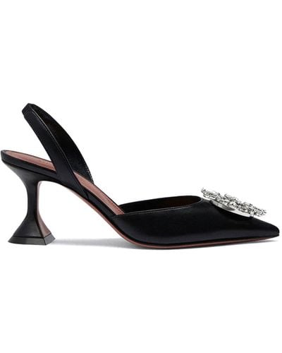 AMINA MUADDI Zapatos Begum Sling con tacón de 70 mm - Negro