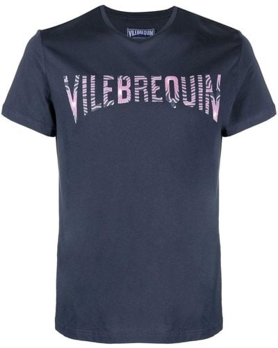 Vilebrequin Thom ロゴプリント Tシャツ - ブルー