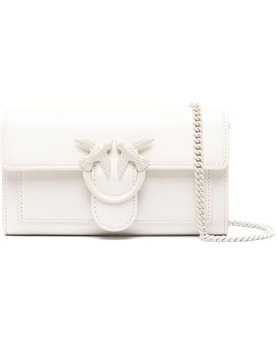 Pinko Love Bag Wallet On Chain - White