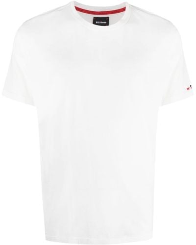 Kiton Crew-neck Cotton T-shirt - White