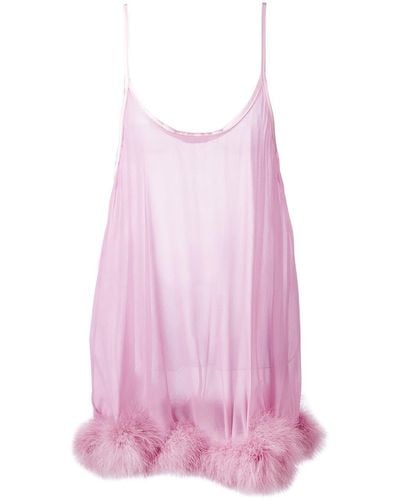 Gilda & Pearl Diana Sheer Slip Dress - Pink