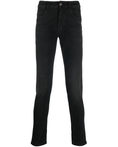 Lardini Mid-rise Skinny Jeans - Black