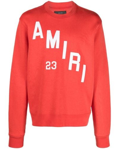 Amiri X Browns Hockey Logo-print Sweatshirt - Men's - Fabric - Red