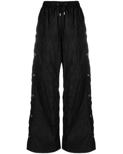 P.E Nation Button-detailing Trousers - Black