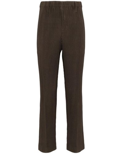 Homme Plissé Issey Miyake Tailored Pleats 1 Trousers - Brown