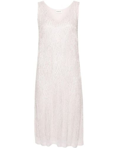 P.A.R.O.S.H. Remma Bead-embellished Dress - White