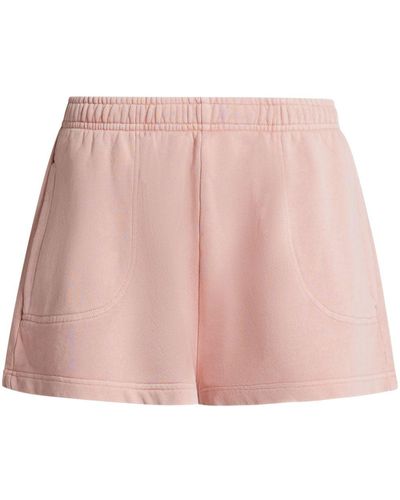 Lacoste Pantalones cortos con cinturilla elástica - Rosa