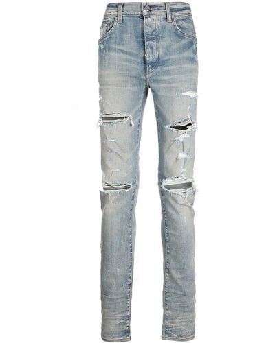Amiri Thrasher Plus Skinny Jeans - Blue
