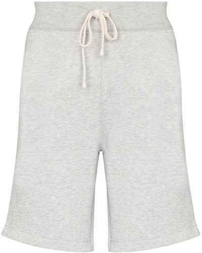 Polo Ralph Lauren Drawstring Cotton-blend Jersey Shorts - Grey