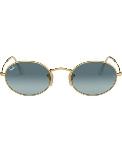 Ray-Ban Rb3547 Oval Sunglasses - Metallic