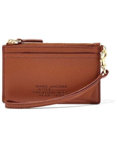 Marc Jacobs The Top Zip Wristlet Wallet - Brown