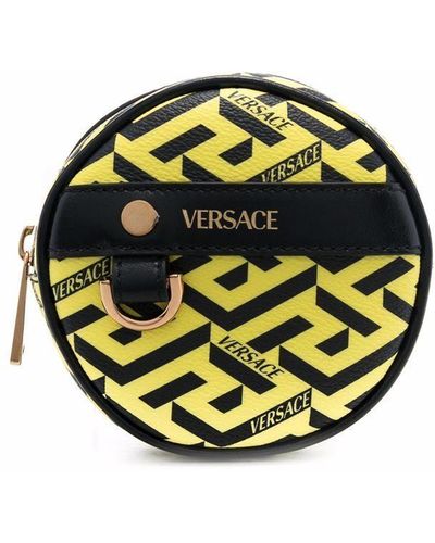 Versace ラ グレカ ベルトバッグ - イエロー