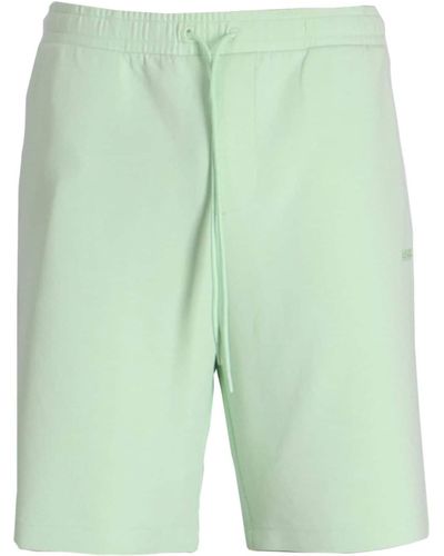 BOSS Pantalones cortos con logo - Verde