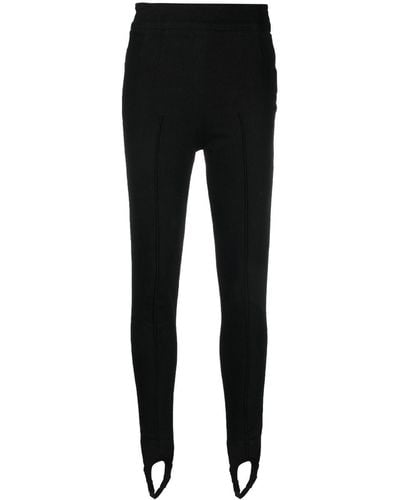 Philipp Plein Hexagon High-waist Denim leggings - Black
