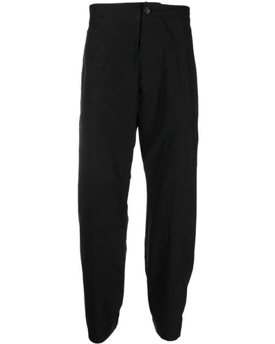 DSquared² Pantalones ajustados con franjas del logo - Negro