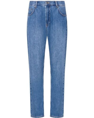 Moschino Mid-rise Straight Jeans - Blue