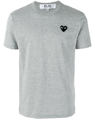 COMME DES GARÇONS PLAY Heart patch T-Shirt - Gris