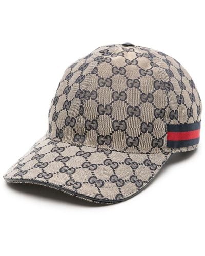 Gucci Original GG Canvas Baseball Hat With Web - Meerkleurig