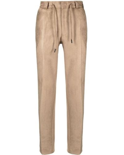 Karl Lagerfeld Pace Textured Trousers - Natural