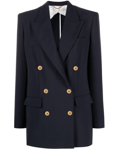 Moschino Double-breasted Blazer - Blue