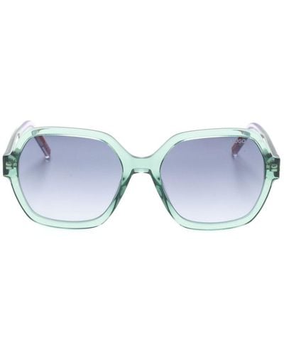 HUGO 1265/s-jhd Oversize-frame Sunglasses - Blue
