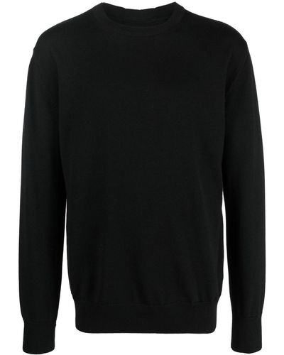 Jil Sander Wool Crew-neck Sweater - Black