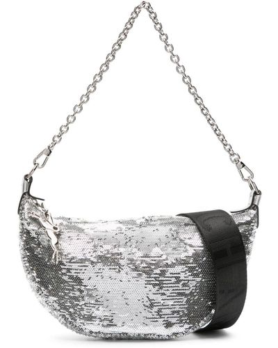 Longchamp Small Smile Sequin-design Crossbody Bag - Metallic