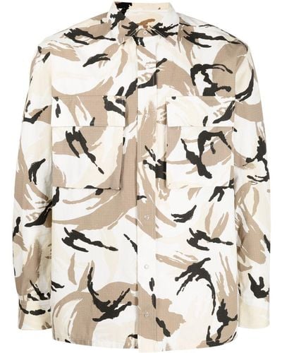 KENZO Camouflage Print Shirt - White
