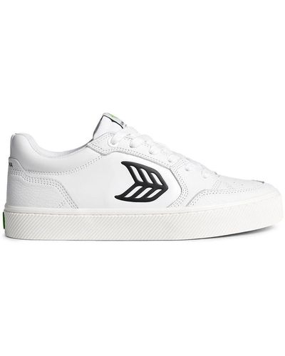 CARIUMA Vallely Logo-detail Leather Sneakers - White