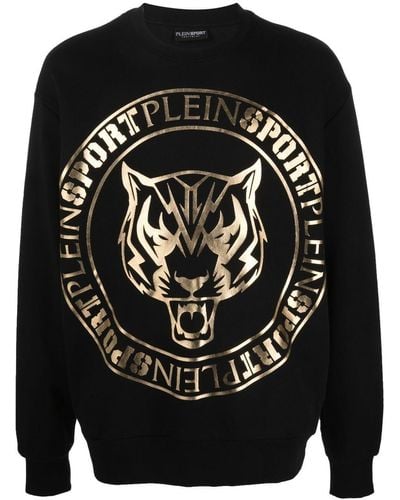 Philipp Plein Sweater Met Logoprint - Zwart