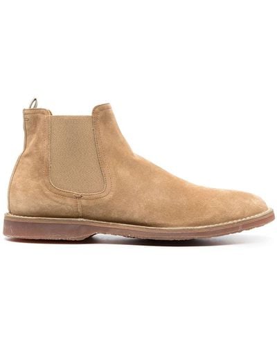 Officine Creative Kent Suede Boots - Natural