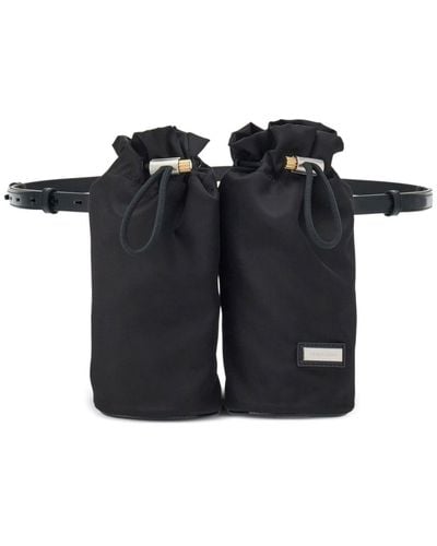Ferragamo Double-pouch Belt Bag - Black