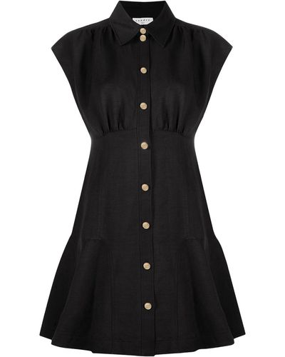 Sandro Josephine Empire Line Mini Dress - Black