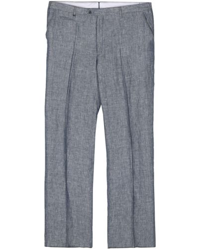 Corneliani Mid-rise Tailored Trousers - Grey