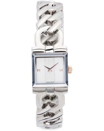 Ferragamo ガンチーニ 20mm 腕時計 - ホワイト