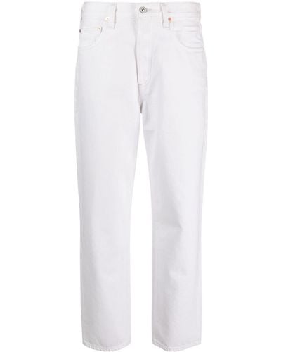 Citizens of Humanity Devi Low-rise Straight-leg Jeans - White