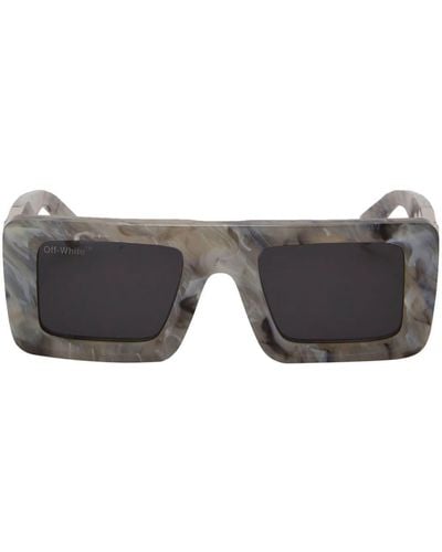 Off-White c/o Virgil Abloh Leonardo Square-frame Sunglasses - Grey