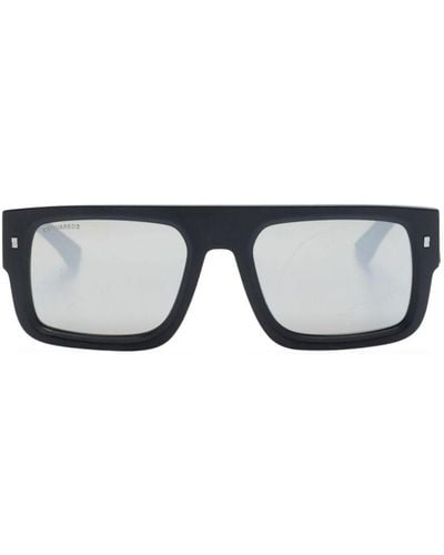 DSquared² Icon Square-frame Sunglasses - Black