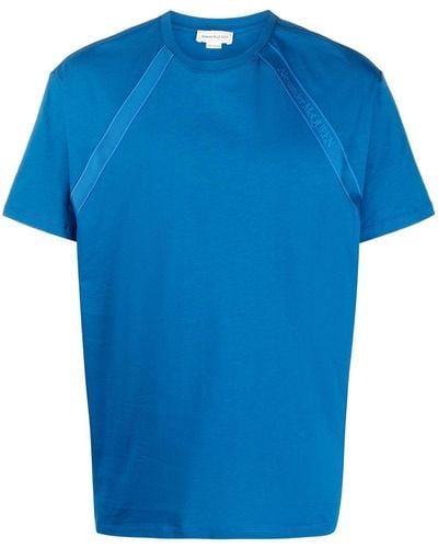 Alexander McQueen Cotton Short-sleeve T-shirt - Blue