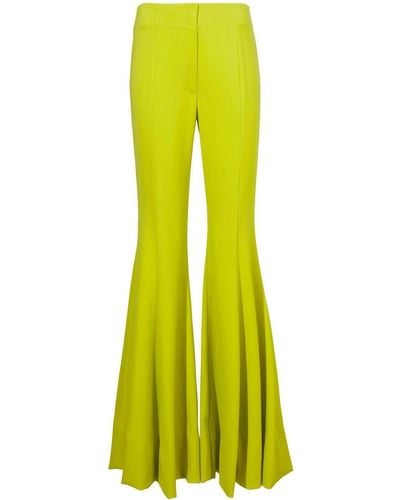 Proenza Schouler Suiting Flared Pants - Yellow