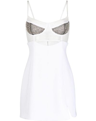 Rachel Gilbert Hartley Sleeveless Mini Dress - White